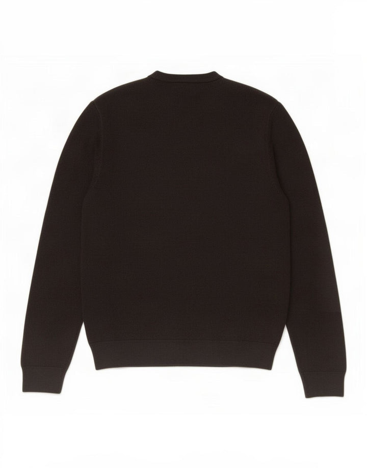 Maglione da uomo con scollo a V Marks & Spencer, acrilico nero medio