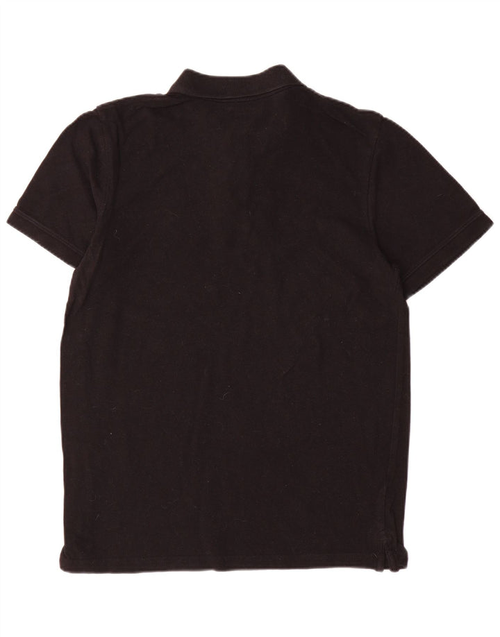 Polo da uomo Jack & Jones in cotone nero medio