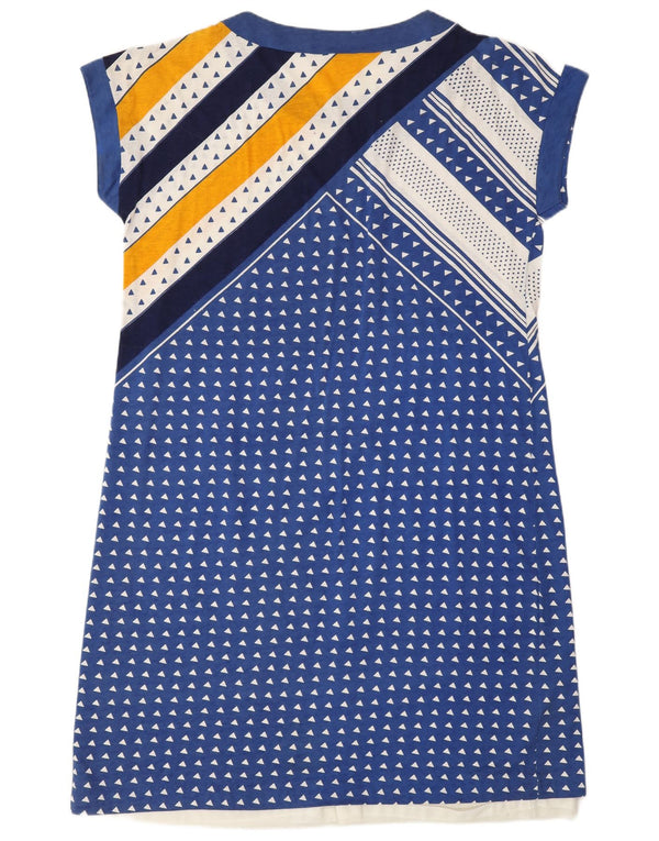 Abito t-shirt da donna Romy UK 18 XL Poliammide geometrica blu