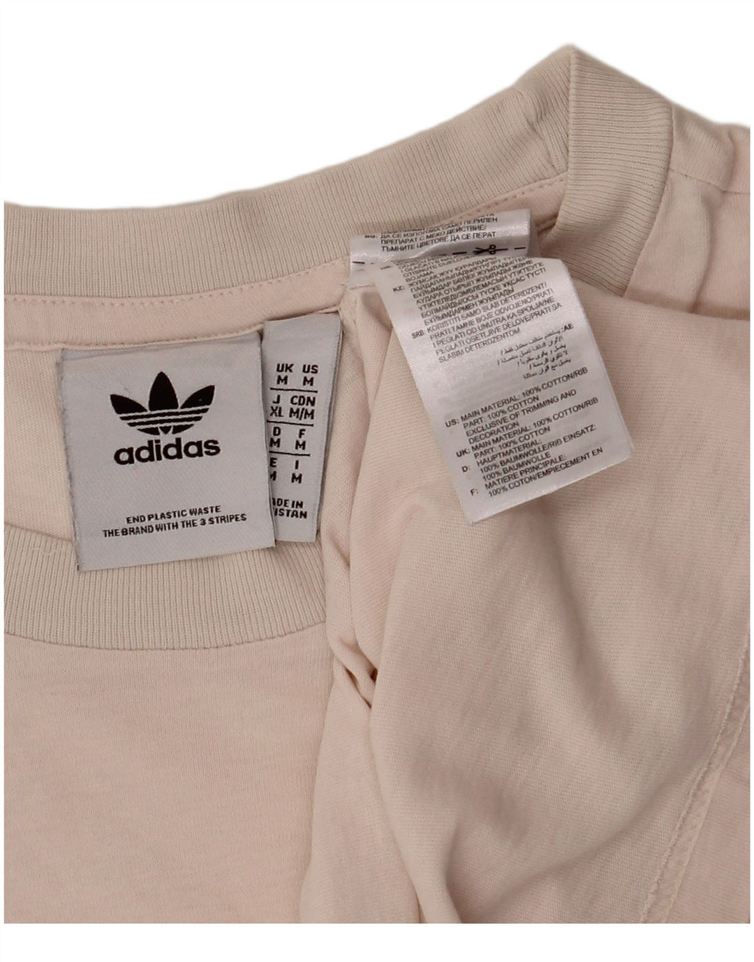 T-shirt ADIDAS da uomo Top in cotone rosa medio