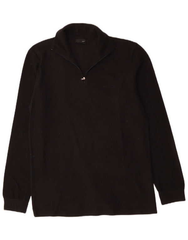 Maglione in pile da uomo Champion con zip e collo 2XL poliestere nero