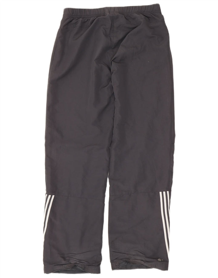 Pantaloni da tuta Adidas Climalite da donna UK 12 Medium Nero Poliestere