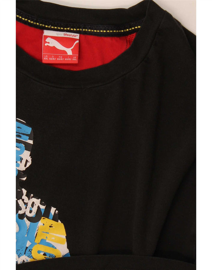 Maglietta grafica da uomo Puma Top 2XL Nera