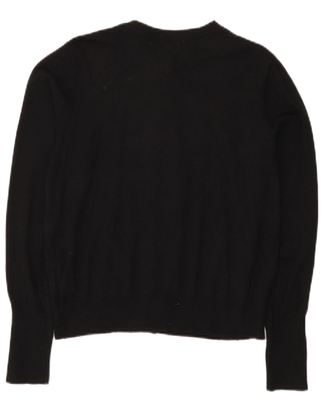 Maglione cardigan corto da donna Marks & Spencer UK 12 viscosa nera media