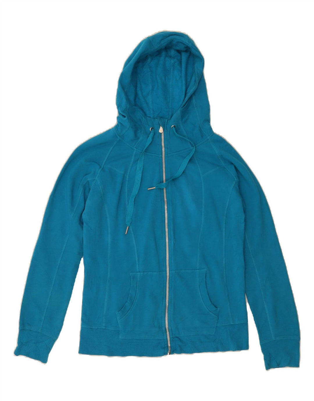 CHAMPION Womens Zip Hoodie Sweater UK 14 Medium Blue Cotton Vintage Champion and Second-Hand Champion from Messina Hembry 
