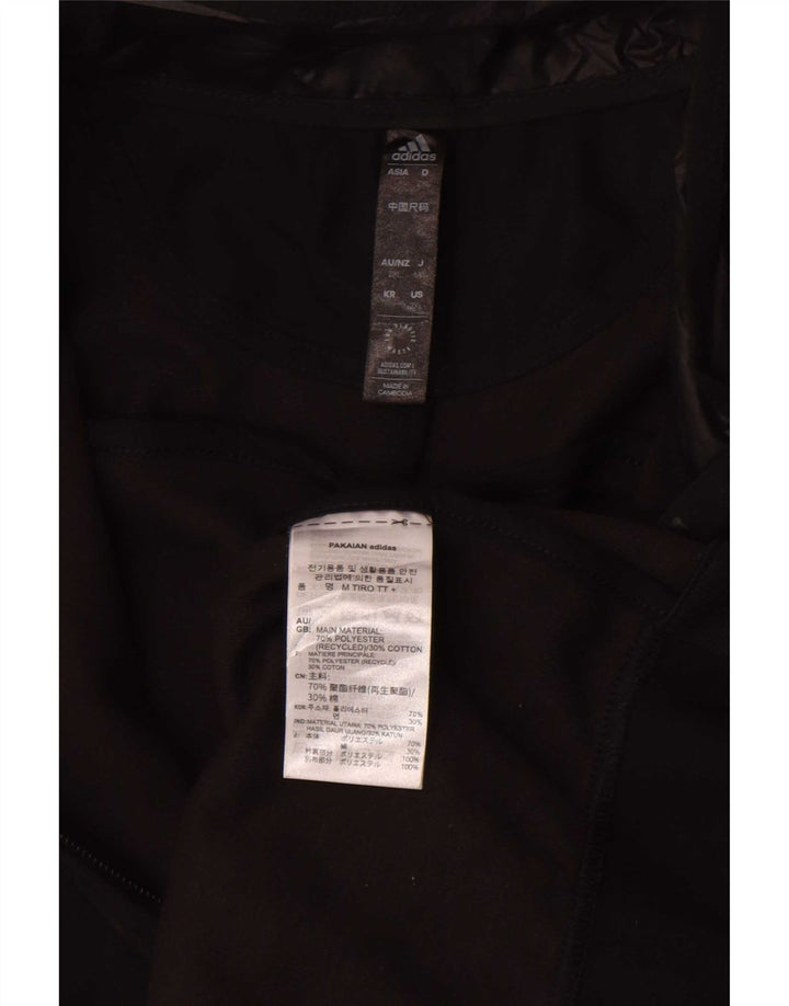 Giacca da ginnastica grafica da uomo Adidas 2XL nera in poliestere