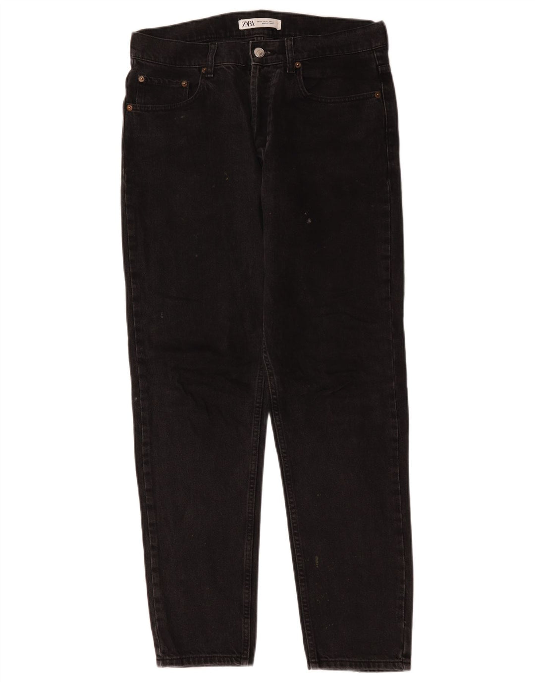 Jeans slim da uomo Zara EU 40 medio W31 L30 neri