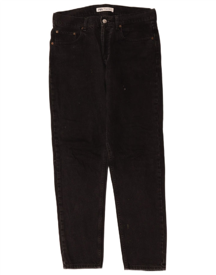 Jeans slim da uomo Zara EU 40 medio W31 L30 neri