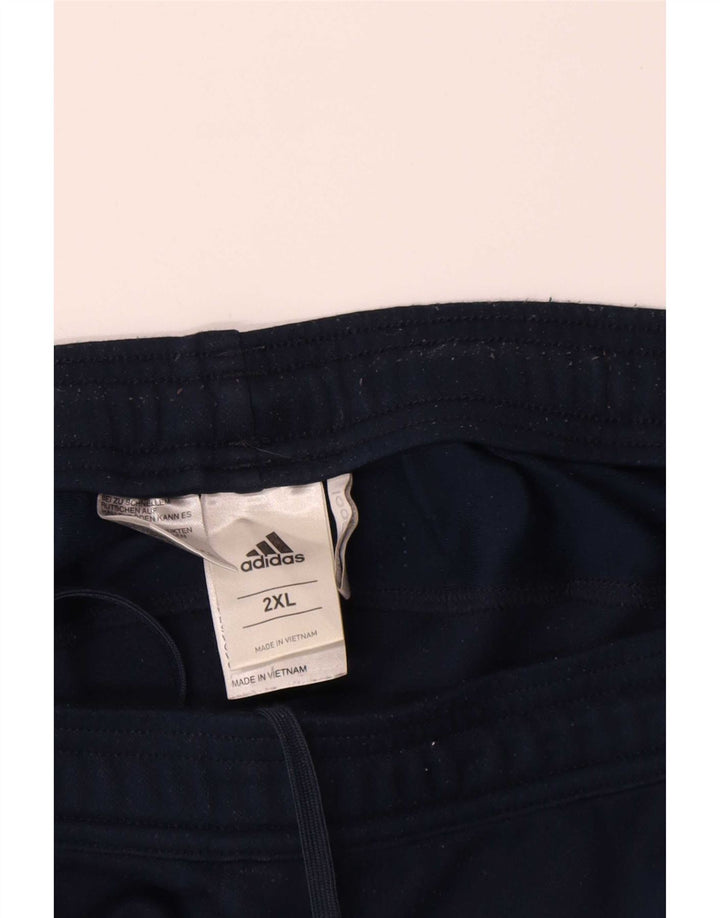 Pantaloni da tuta Adidas Climacool da uomo 2XL poliestere blu navy