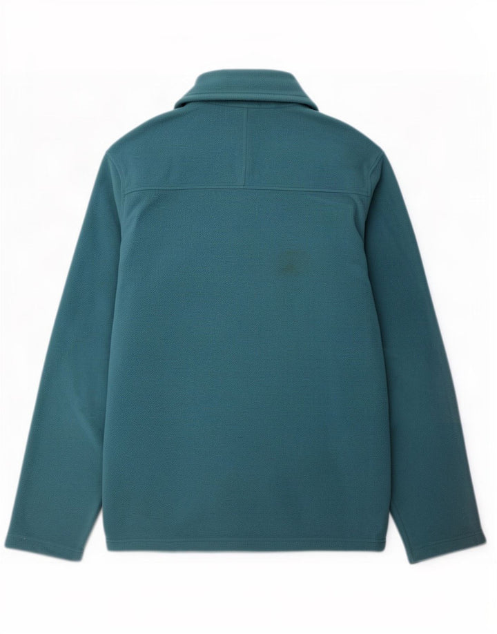 Maglione in pile da uomo The North Face con zip e collo, grande, in poliestere blu