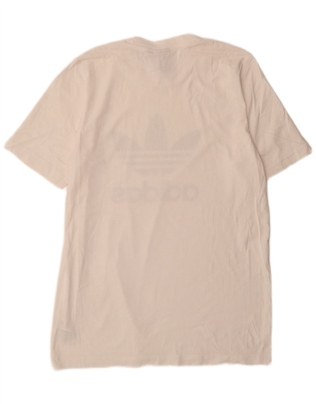 T-shirt grafica da uomo Adidas Top in cotone bianco medio