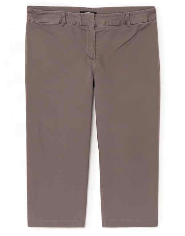 Pantaloni Capri da donna Marks & Spencer UK 12 Medium W32 L20 Cotone grigio