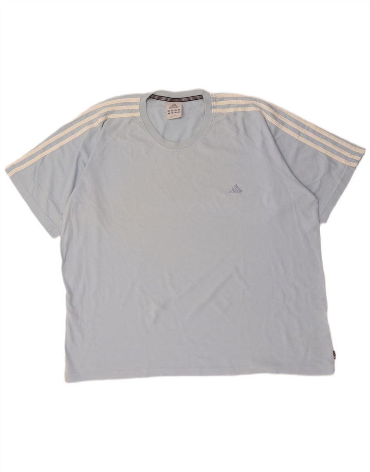 T-shirt da uomo Adidas Top 2XL in cotone blu
