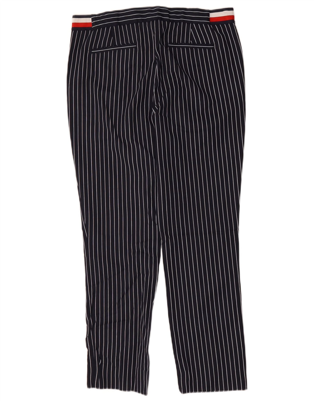 Pantaloni chino da donna Tommy Hilfiger US 8 medi W32 L27 Blu navy