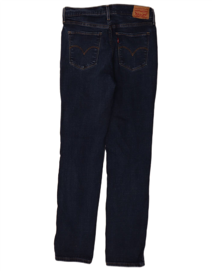 Levi's Donna 312 Shaping Slim Jeans W29 L32 Blu Navy Cotone