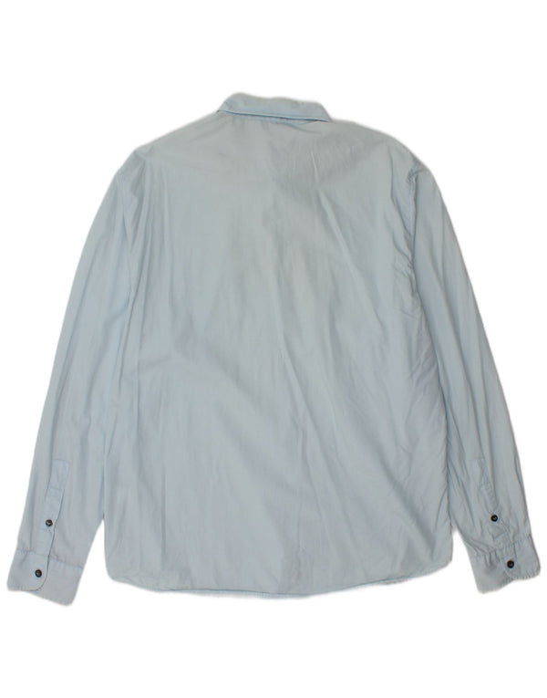 Camicia Moschino Uomo XL Blu Cotone