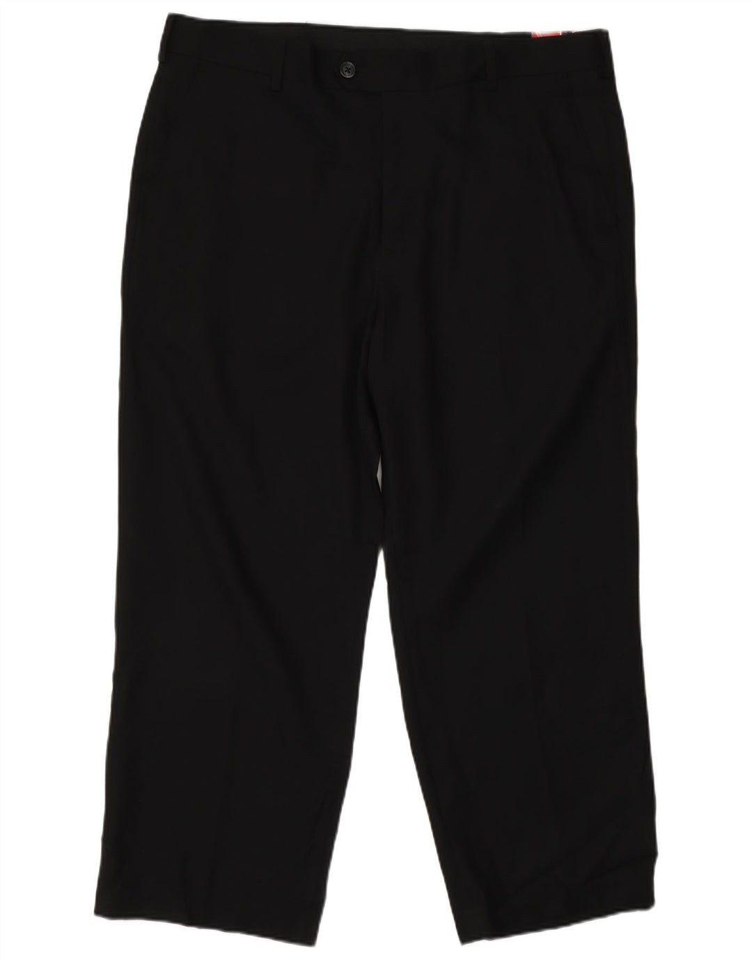 Pantaloni da abito dritti da uomo Izod W36 L26 poliestere nero