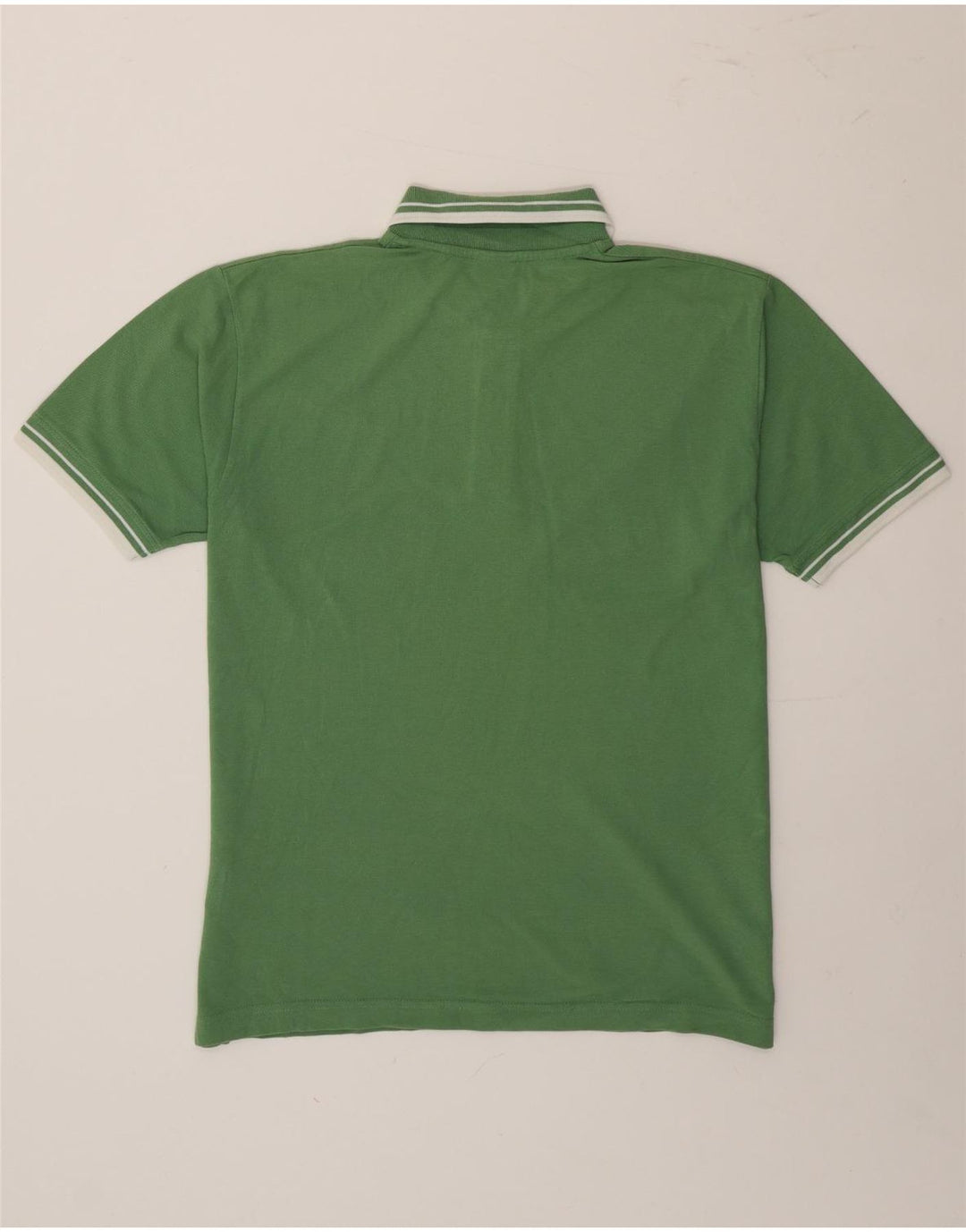 Polo da uomo Lee in cotone a righe grandi verdi