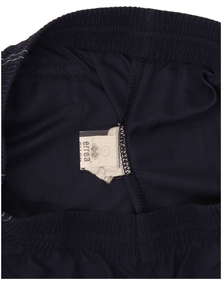 Pantaloncini sportivi da uomo Errea Grandi sportivi in poliestere blu navy