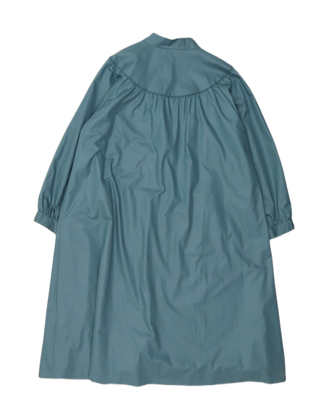 DIOLEN Womens Oversized Trench Coat UK 16 Large Blue Polyester