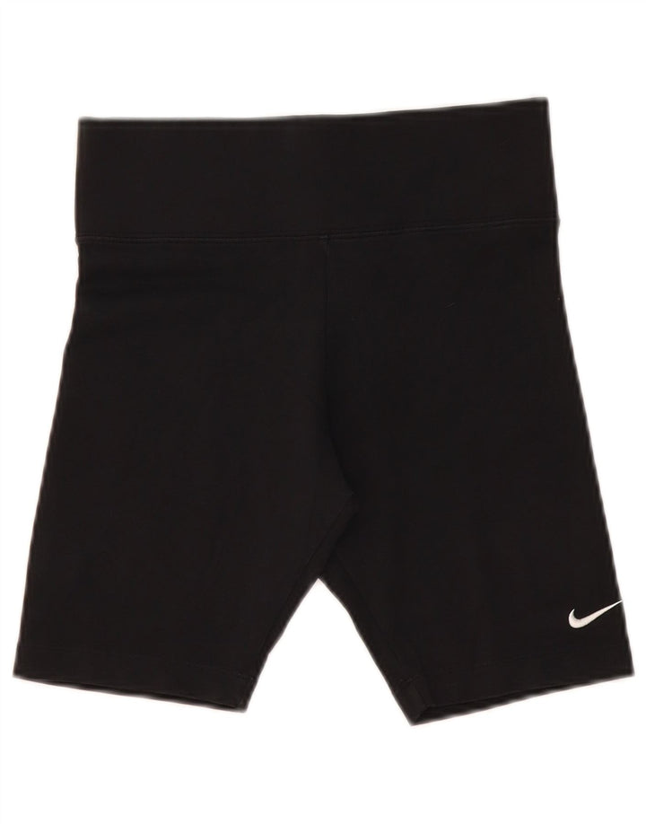 Pantaloncini sportivi da donna NIKE UK 8 piccoli in cotone nero