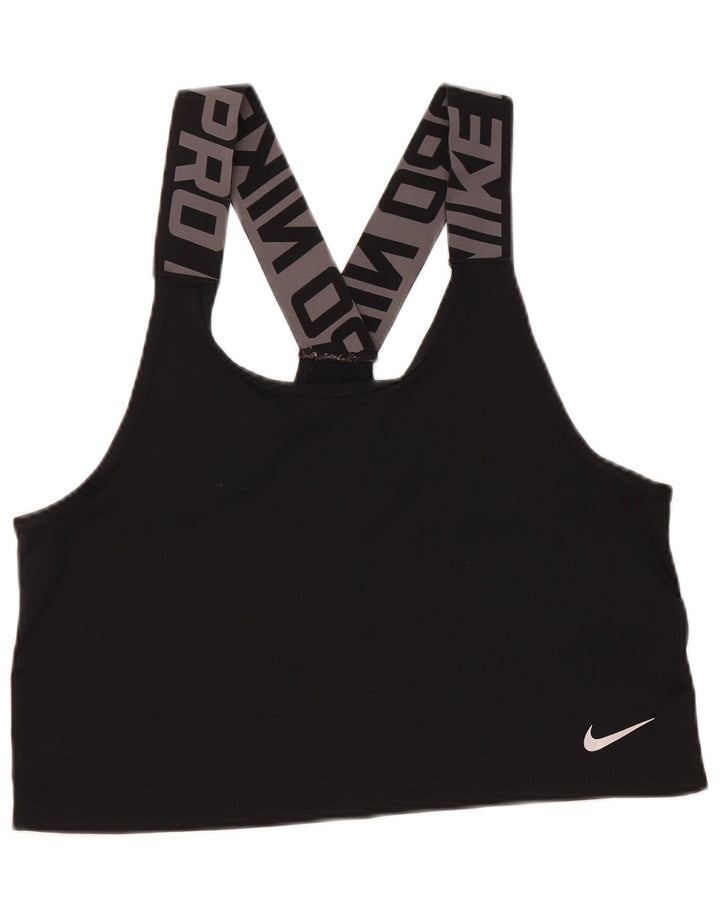 Reggiseno sportivo Nike Dri Fit Graphic da donna, piccolo, in poliestere nero