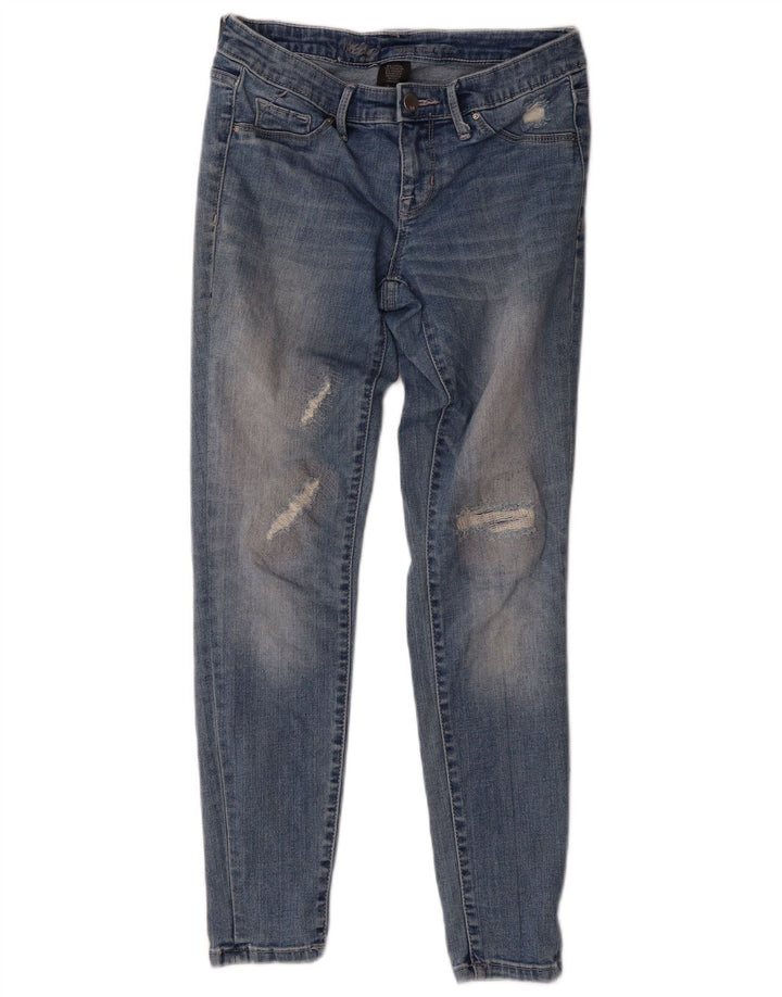 MOSSIMO Womens Distressed Jegging Jeans US 2 XS W26 L27 Blue Cotton