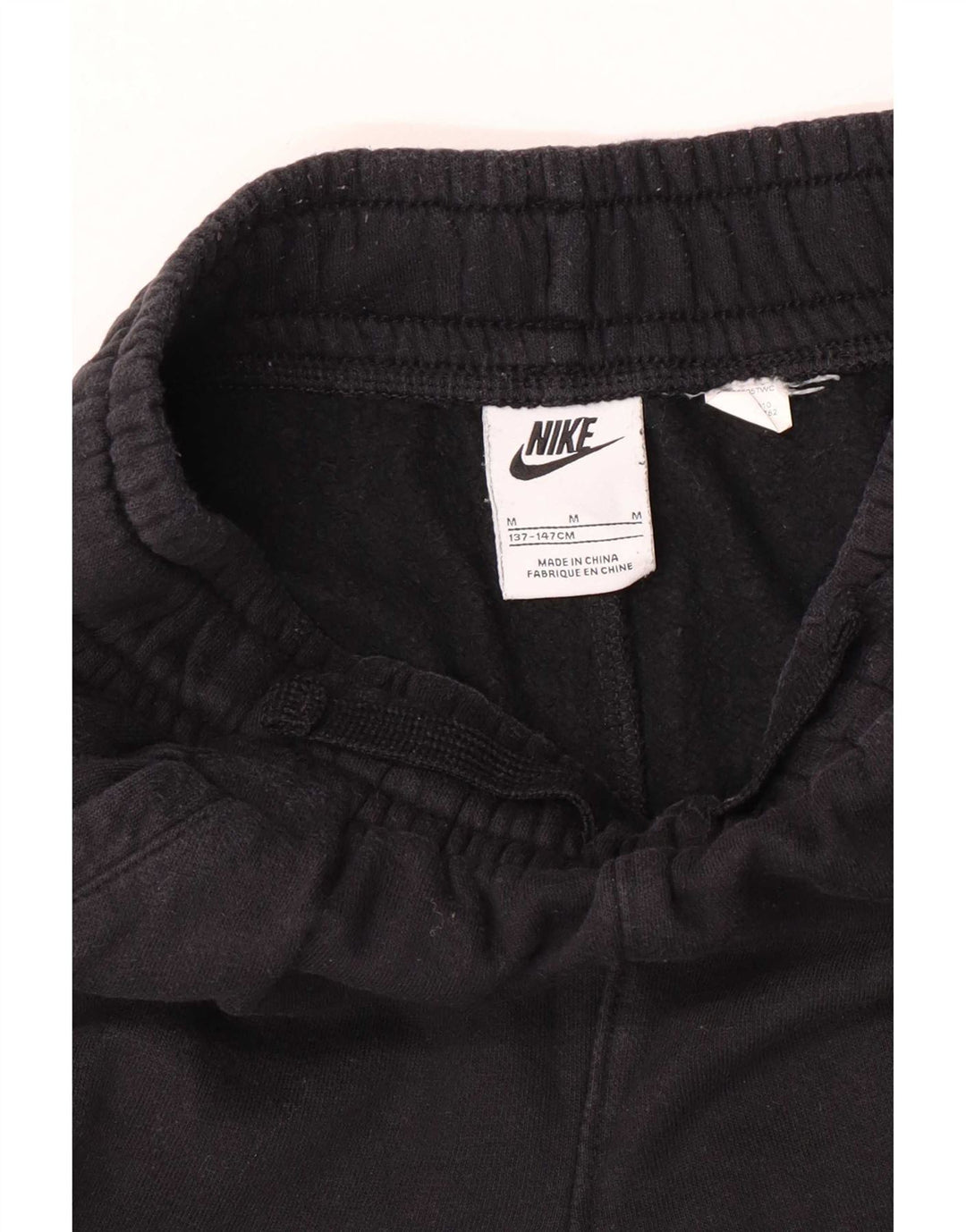 Pantaloni da tuta con grafica Nike da ragazzo, pantaloni da jogging, 10-11 anni, medio, neri
