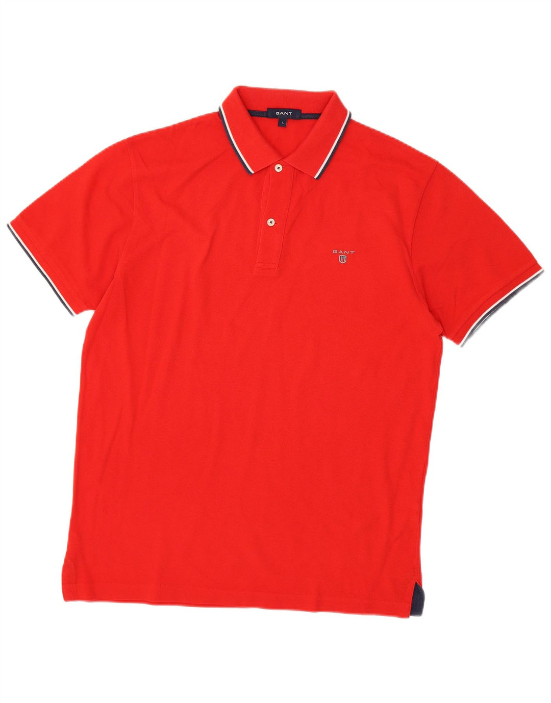 Polo da uomo Gant grande rossa in cotone