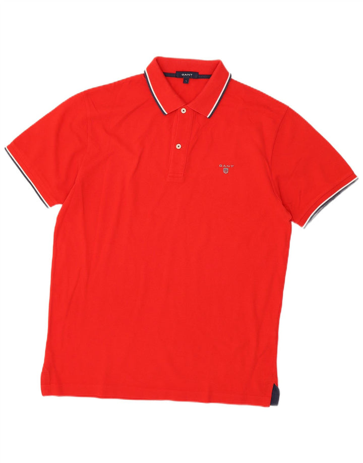 Polo da uomo Gant grande rossa in cotone