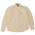 Camicia da uomo in velluto a coste Sergio Tacchini XL in cotone bianco