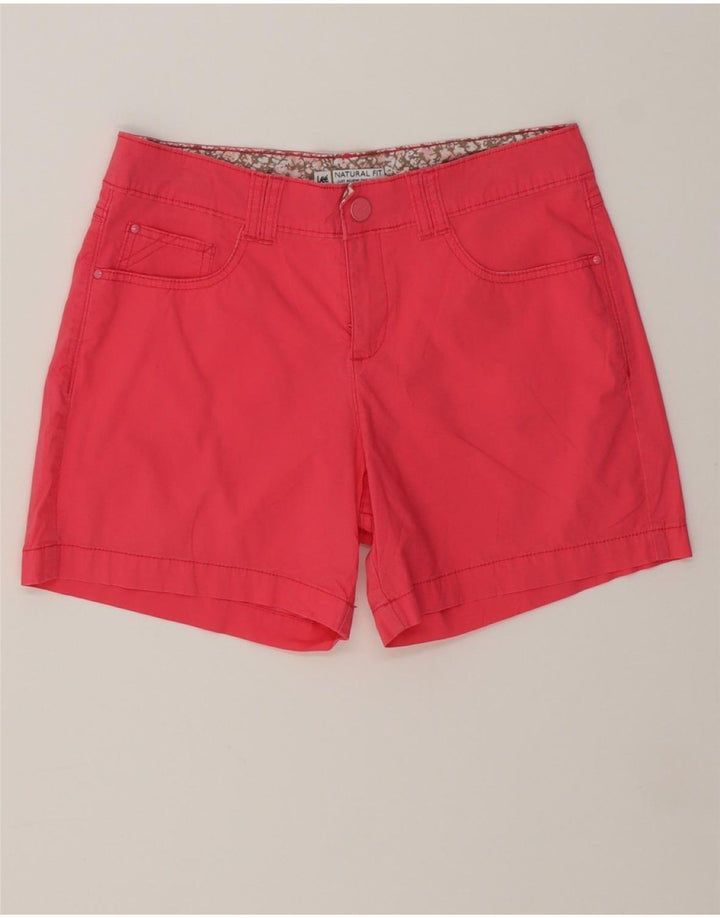 LEE Womens Casual Shorts US 6 Medium W30  Pink Cotton Vintage Lee and Second-Hand Lee from Messina Hembry 