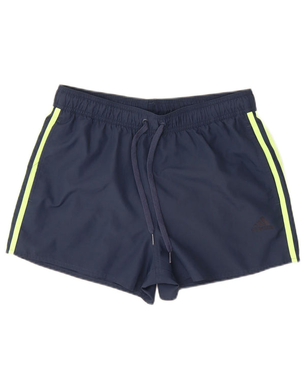 Pantaloncini sportivi Adidas Primegreen da donna UK 12 medio blu navy