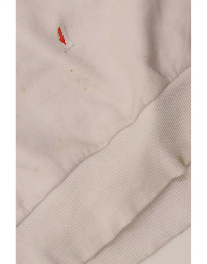 Ellesse, felpa corta oversize da donna, maglione, UK 10, piccolo grigio