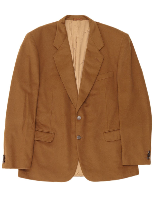 Giacca blazer da uomo a 2 bottoni Pierre Cardin IT 54 2XL Cachemire kaki