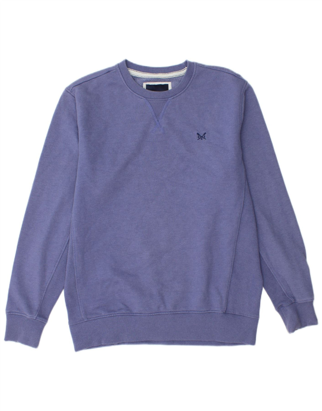 CREW CLOTHING Felpa da uomo Maglione cotone viola medio