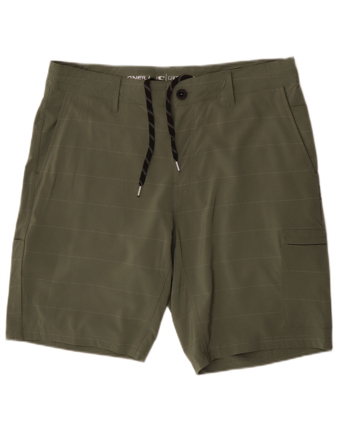 Pantaloncini cargo da uomo O'Neill W36 cotone a righe verdi grandi