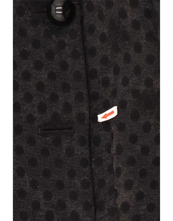 Cappotto doppiopetto da donna French Connection UK 6 XS Nero geometrico