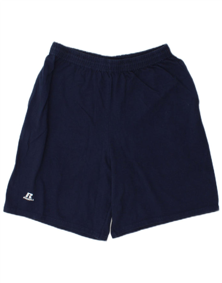 Pantaloncini sportivi da uomo RUSSELL ATHLETIC medio cotone blu navy