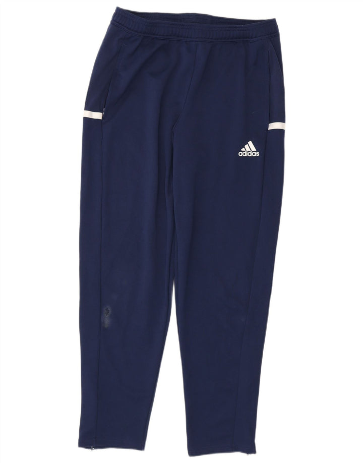 Pantaloni da tuta Adidas Climacool da uomo grandi in poliestere blu navy