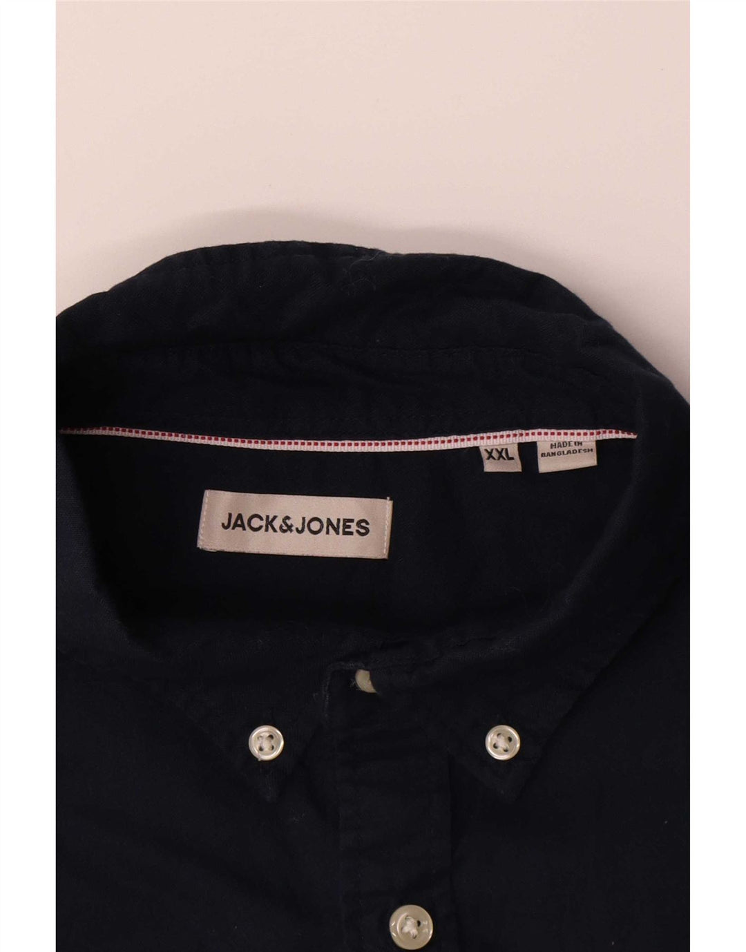 Camicia da uomo Jack & Jones 2XL cotone blu navy