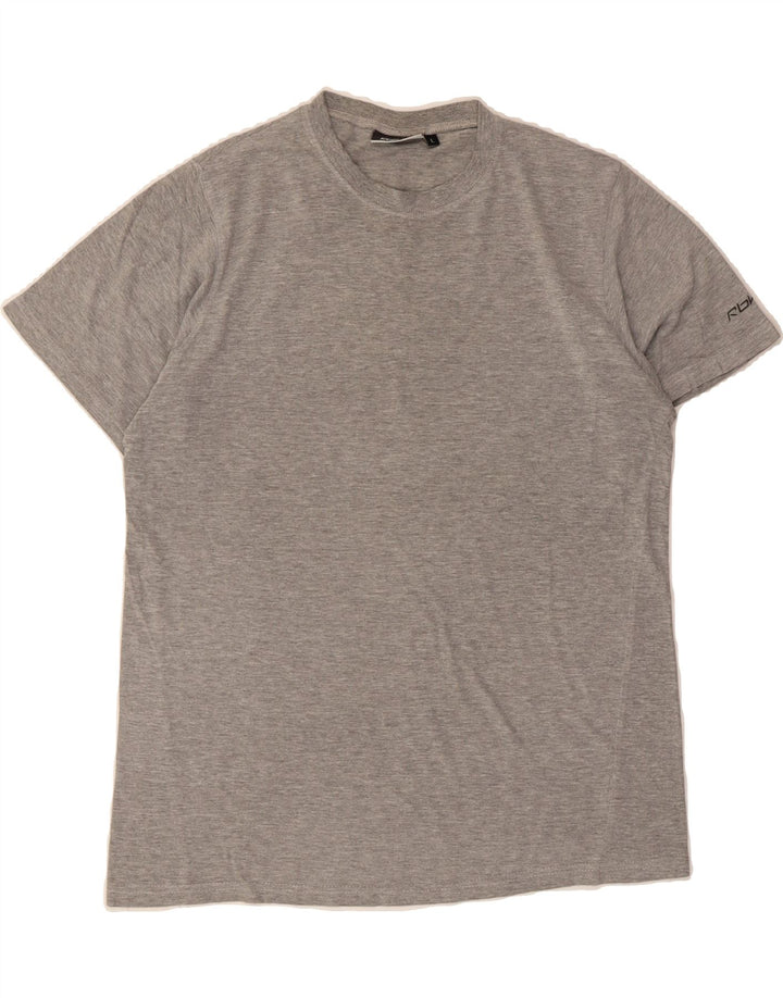 REEBOK Mens T-Shirt Top Large Grey Cotton Vintage Reebok and Second-Hand Reebok from Messina Hembry 