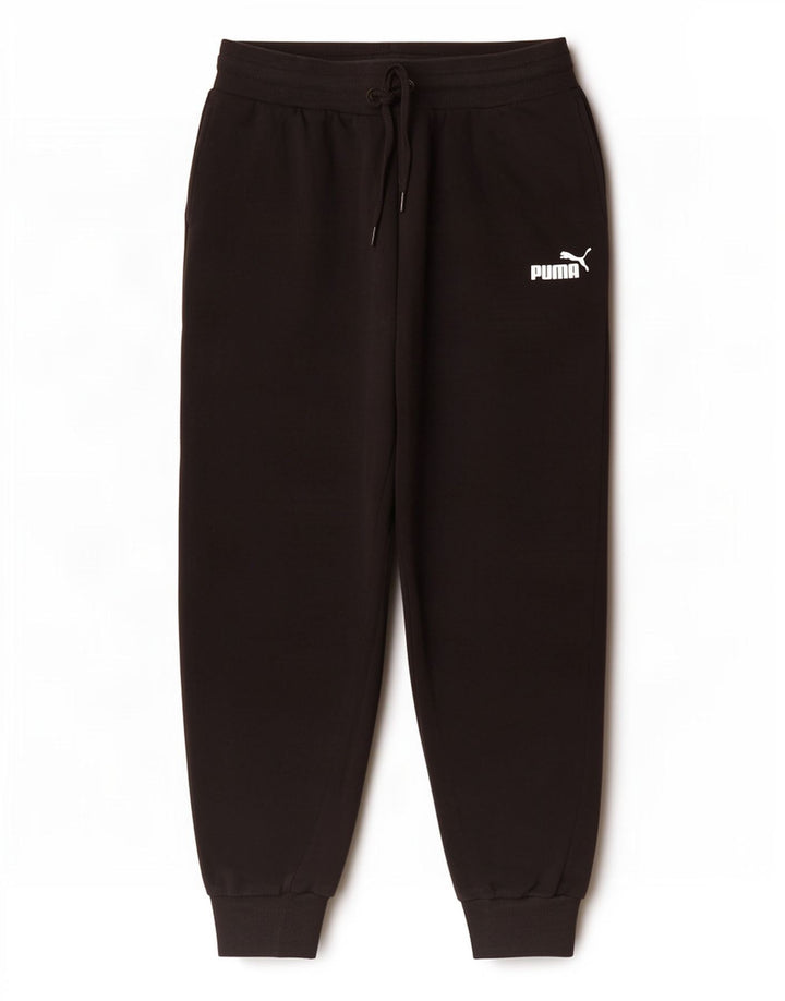 Pantaloni da tuta da uomo Puma Joggers Medium Black Cotton