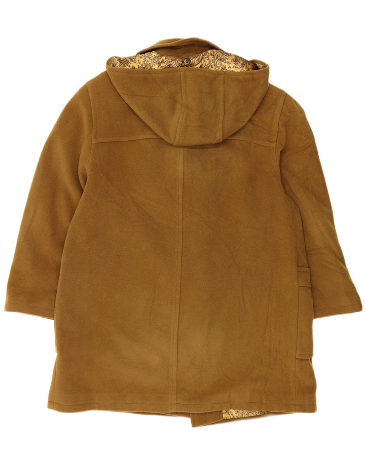 Montgomery con cappuccio da uomo Tadon IT 50 Large in lana vergine marrone