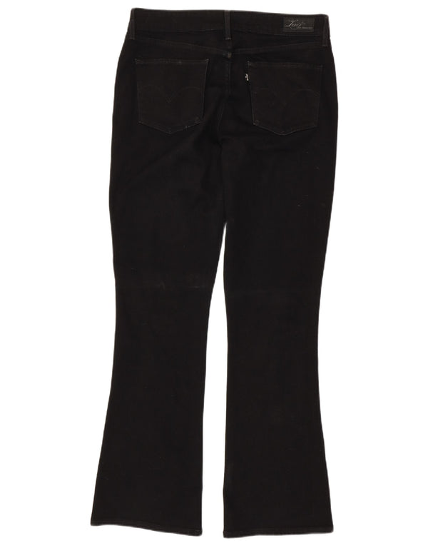 Jeans Bootcut da donna Levi's US 10 Large W32 L31 cotone nero