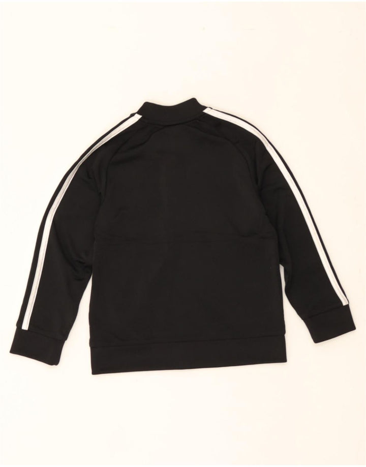 ADIDAS Boys Tracksuit Top Jacket 4-5 Years Black Polyester Vintage Adidas and Second-Hand Adidas from Messina Hembry 