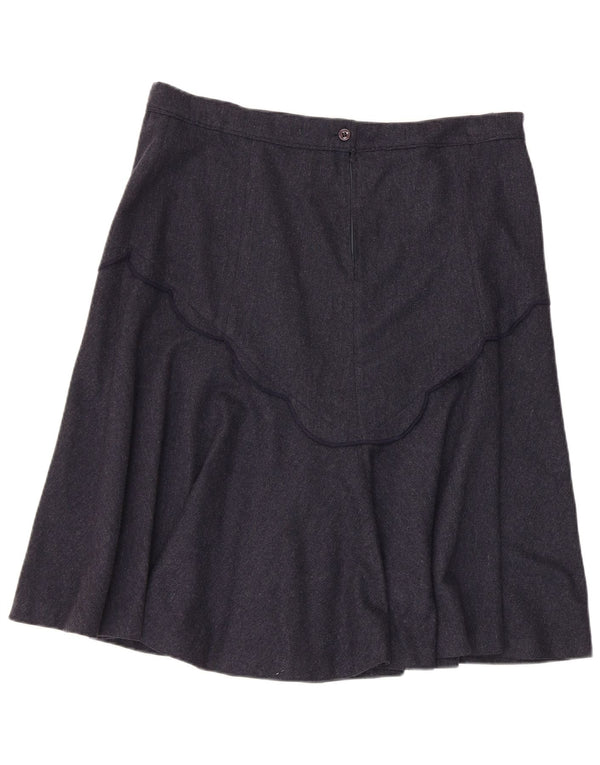Gonna svasata da donna vintage EU 46 XL W36 Blu navy