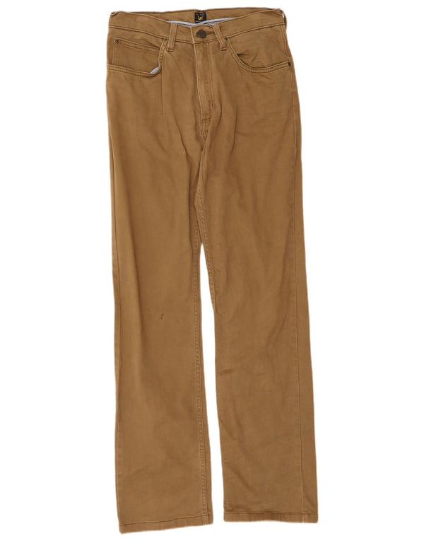 Pantaloni casual dritti Lee da uomo Brooklyn W31 L34 cotone beige