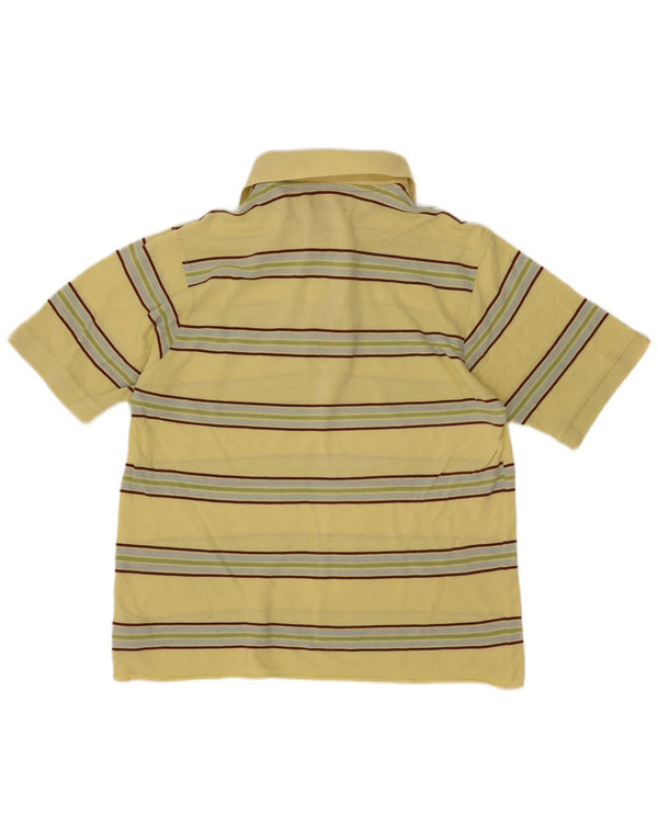 Polo Kappa Bambino 15-16 Anni Cotone Righe Grandi Gialle