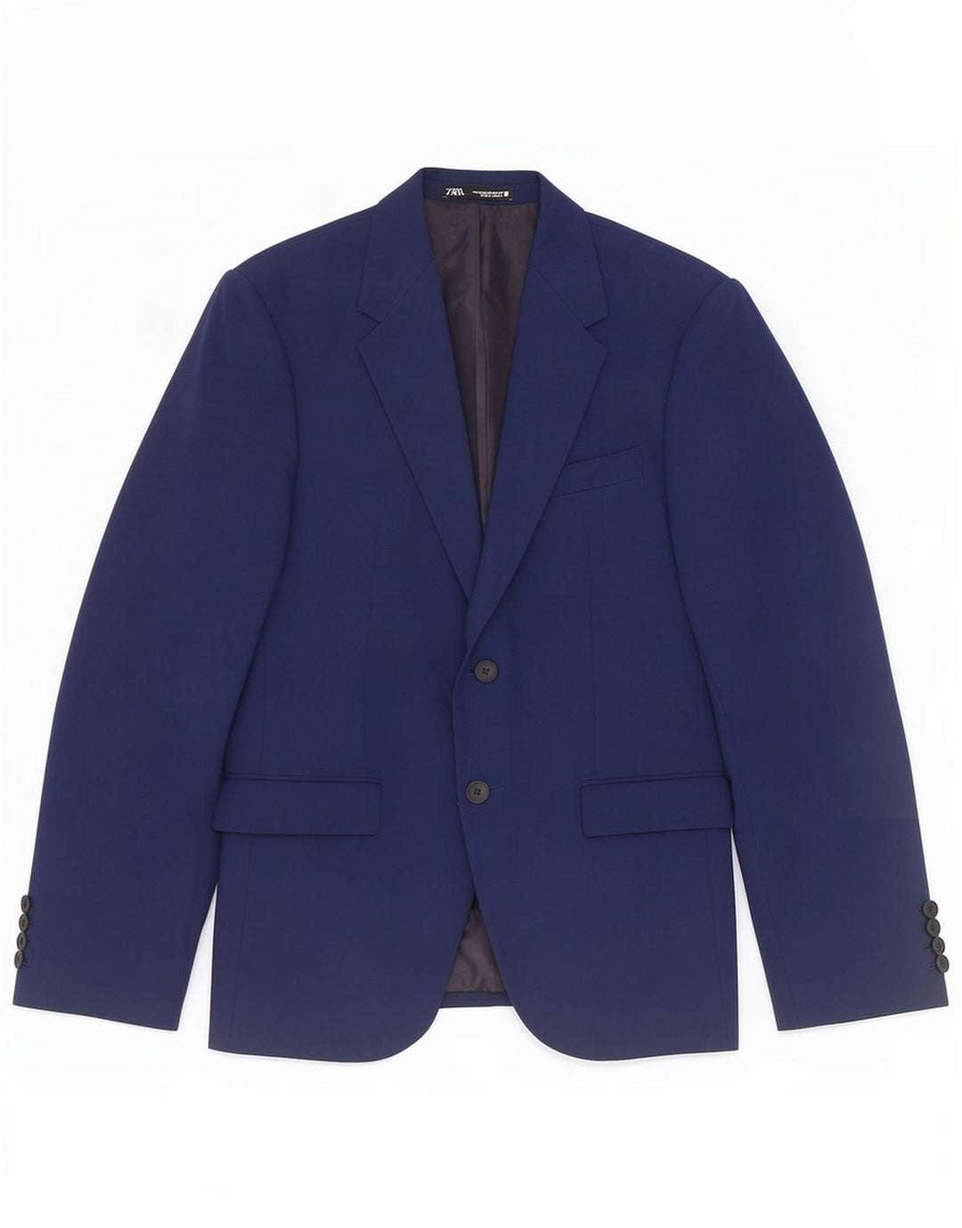 Giacca blazer a 2 bottoni da uomo Zara EU 48 blu navy medio